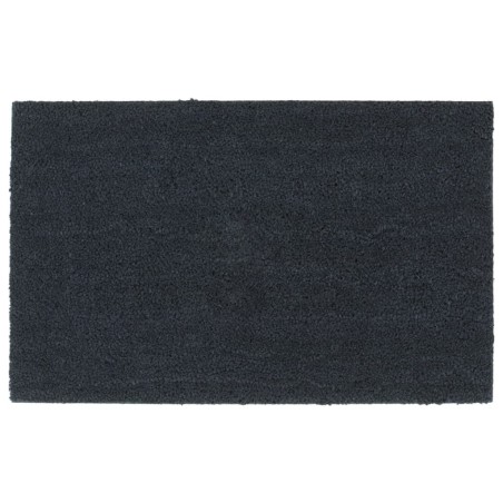 vidaXL Felpudo de fibra de coco gris oscuro 50x80 cm