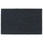 vidaXL Felpudo de fibra de coco gris oscuro 50x80 cm vidaXL Felpudo de fibra de coco gris oscuro 50x80 cm