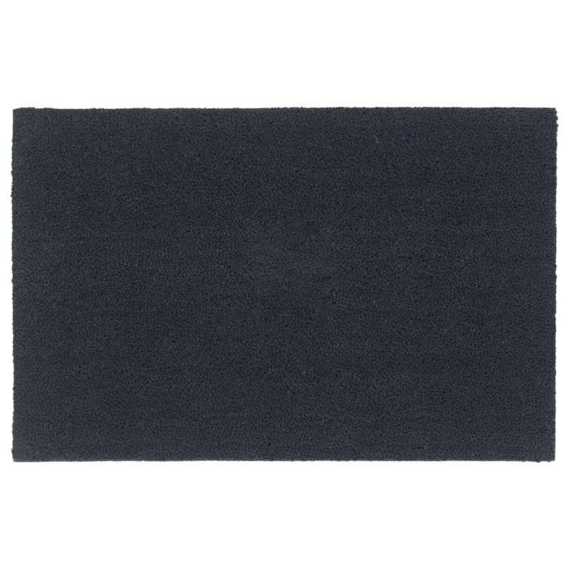 vidaXL Felpudo de fibra de coco gris oscuro 65x100 cm vidaXL Felpudo de fibra de coco gris oscuro 65x100 cm
