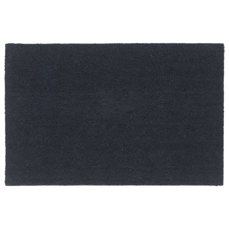 vidaXL Felpudo de fibra de coco gris oscuro 65x100 cm