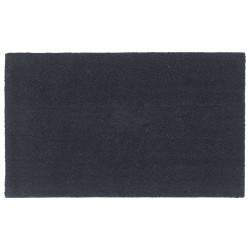 vidaXL Felpudo de fibra de coco gris oscuro 90x150 cm