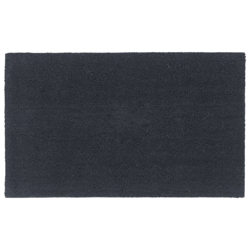 vidaXL Felpudo de fibra de coco gris oscuro 90x150 cm vidaXL Felpudo de fibra de coco gris oscuro 90x150 cm