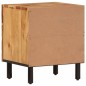 vidaXL Mesitas de noche 2 uds madera maciza de acacia 40x33x46 cm vidaXL Mesitas de noche 2 uds madera maciza de acacia 40x33x46 cm