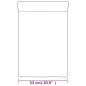 vidaXL Papel pintado de pared 3D blanco liso