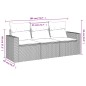 vidaXL Set de sofás de jardín con cojines 3 pzas ratán sintético negro vidaXL Set de sofás de jardín con cojines 3 pzas ratán sintético negro