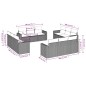 vidaXL Set de sofás de jardín 12 piezas cojines ratán sintético negro vidaXL Set de sofás de jardín 12 piezas cojines ratán sintético negro