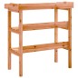 vidaXL Mesa para plantas con estantes madera abeto marrón 78x38x82,5cm vidaXL Mesa para plantas con estantes madera abeto marrón 78x38x82,5cm