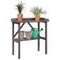 vidaXL Mesa para plantas con estante madera abeto gris 78x38x82,5 cm vidaXL Mesa para plantas con estante madera abeto gris 78x38x82,5 cm