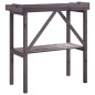 vidaXL Mesa para plantas con estante madera abeto gris 78x38x82,5 cm vidaXL Mesa para plantas con estante madera abeto gris 78x38x82,5 cm