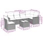 vidaXL Set sofás de jardín 7 piezas y cojines ratán sintético beige vidaXL Set sofás de jardín 7 piezas y cojines ratán sintético beige