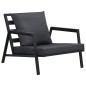 vidaXL Muebles de jardín 5 pzas y cojines de aluminio gris oscuro vidaXL Muebles de jardín 5 pzas y cojines de aluminio gris oscuro