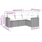vidaXL Juego de sofás jardín con cojines 4 pzas ratán sintético beige vidaXL Juego de sofás jardín con cojines 4 pzas ratán sintético beige