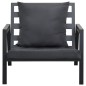 vidaXL Muebles de jardín 5 pzas y cojines de aluminio gris oscuro vidaXL Muebles de jardín 5 pzas y cojines de aluminio gris oscuro