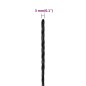 vidaXL Cuerda de trabajo polipropileno negro 3 mm 50 m vidaXL Cuerda de trabajo polipropileno negro 3 mm 50 m