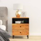 vidaXL Mesita de noche madera maciza de acacia 50x33x60 cm vidaXL Mesita de noche madera maciza de acacia 50x33x60 cm