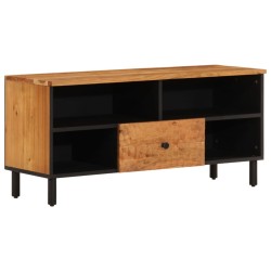 vidaXL Mueble de TV madera maciza de acacia 100x33x46 cm