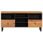 vidaXL Mueble de TV madera maciza de acacia 100x33x46 cm vidaXL Mueble de TV madera maciza de acacia 100x33x46 cm