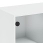 vidaXL Estantería con puertas madera de ingeniería negro 136x37x109 cm vidaXL Estantería con puertas madera de ingeniería negro 136x37x109 cm
