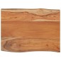 vidaXL Mesa auxiliar madera maciza acacia borde natural 50x40x2,5 cm vidaXL Mesa auxiliar madera maciza acacia borde natural 50x40x2,5 cm