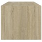 vidaXL Mesa de centro con puertas de vidrio roble Sonoma 102x50x42 cm vidaXL Mesa de centro con puertas de vidrio roble Sonoma 102x50x42 cm