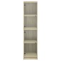 vidaXL Aparador con puertas de vidrio roble Sonoma 35x37x142 cm vidaXL Aparador con puertas de vidrio roble Sonoma 35x37x142 cm