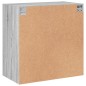 vidaXL Mueble de pared puertas de vidrio gris Sonoma 68x37x68,5 cm vidaXL Mueble de pared puertas de vidrio gris Sonoma 68x37x68,5 cm