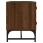 vidaXL Mueble de TV con puertas de vidrio marrón roble 102x37x50 cm vidaXL Mueble de TV con puertas de vidrio marrón roble 102x37x50 cm