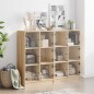 vidaXL Estantería con puertas madera roble Sonoma 136x37x109 cm vidaXL Estantería con puertas madera roble Sonoma 136x37x109 cm