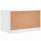 vidaXL Mesa de centro con puertas de vidrio blanca 68x50x42 cm vidaXL Mesa de centro con puertas de vidrio blanca 68x50x42 cm