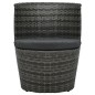 vidaXL Juego muebles bistró jardín 3 pzas cojines ratán sintético gris vidaXL Juego muebles bistró jardín 3 pzas cojines ratán sintético gris
