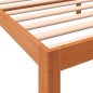 vidaXL Estructura cama con cabecero madera pino marrón cera 75x190 cm vidaXL Estructura cama con cabecero madera pino marrón cera 75x190 cm