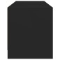 vidaXL Mueble de TV con puertas de vidrio negro 102x37x42 cm vidaXL Mueble de TV con puertas de vidrio negro 102x37x42 cm