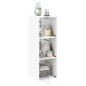 vidaXL Mueble de pared con puertas de vidrio blanco 35x37x100 cm vidaXL Mueble de pared con puertas de vidrio blanco 35x37x100 cm