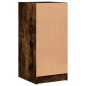 vidaXL Armario auxiliar puertas de vidrio roble Sonoma 35x37x75,5 cm