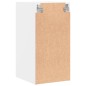 vidaXL Mueble de pared con puertas de vidrio blanco 35x37x68,5 cm vidaXL Mueble de pared con puertas de vidrio blanco 35x37x68,5 cm