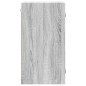 vidaXL Mueble de pared puertas de vidrio gris Sonoma 35x37x68,5 cm vidaXL Mueble de pared puertas de vidrio gris Sonoma 35x37x68,5 cm