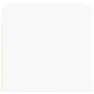 vidaXL Mueble de pared con puertas de vidrio blanco 68,5x37x35 cm vidaXL Mueble de pared con puertas de vidrio blanco 68,5x37x35 cm