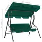 vidaXL Banco columpio de jardín tela verde 170x110x153 cm vidaXL Banco columpio de jardín tela verde 170x110x153 cm