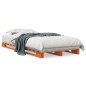 vidaXL Cama de palets madera maciza de pino marrón cera 90x200 cm vidaXL Cama de palets madera maciza de pino marrón cera 90x200 cm