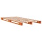 vidaXL Cama de palets madera maciza de pino marrón cera 90x200 cm vidaXL Cama de palets madera maciza de pino marrón cera 90x200 cm