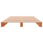 vidaXL Cama de palets madera maciza de pino marrón cera 90x200 cm vidaXL Cama de palets madera maciza de pino marrón cera 90x200 cm