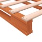 vidaXL Cama de palets madera maciza de pino marrón cera 90x200 cm vidaXL Cama de palets madera maciza de pino marrón cera 90x200 cm