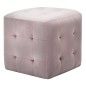 vidaXL Puf 2 unidades terciopelo rosa 30x30x30 cm vidaXL Puf 2 unidades terciopelo rosa 30x30x30 cm