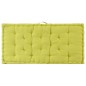 vidaXL Cojín para palés algodón verde 120x80x10 cm vidaXL Cojín para palés algodón verde 120x80x10 cm