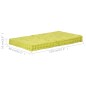 vidaXL Cojín para palés algodón verde 120x80x10 cm vidaXL Cojín para palés algodón verde 120x80x10 cm