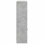 vidaXL Estantería con puertas madera de ingeniería gris 136x37x142 cm vidaXL Estantería con puertas madera de ingeniería gris 136x37x142 cm