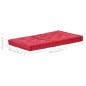 vidaXL Cojín para palés algodón burdeos 120x80x10 cm vidaXL Cojín para palés algodón burdeos 120x80x10 cm