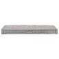 vidaXL Cojín para palés algodón gris 120x80x10 cm vidaXL Cojín para palés algodón gris 120x80x10 cm