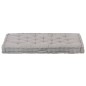 vidaXL Cojín para palés algodón gris 120x80x10 cm vidaXL Cojín para palés algodón gris 120x80x10 cm