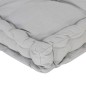 vidaXL Cojín para palés algodón gris 120x80x10 cm vidaXL Cojín para palés algodón gris 120x80x10 cm